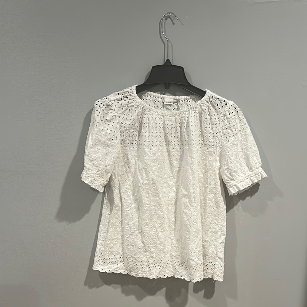 White Lace Women's Top
